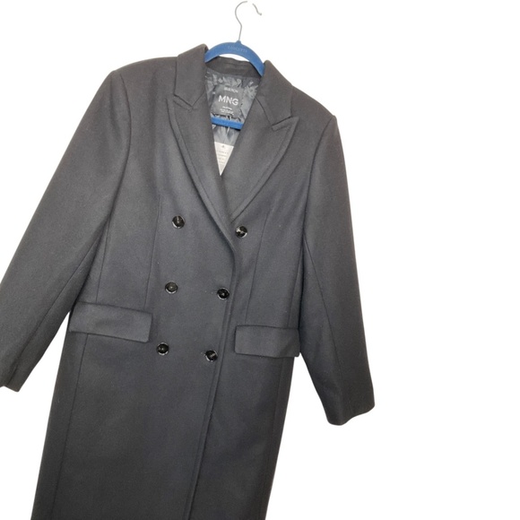 Mango MaryKate Double-Breasted Wool Coat NWT - Picture 7 of 15